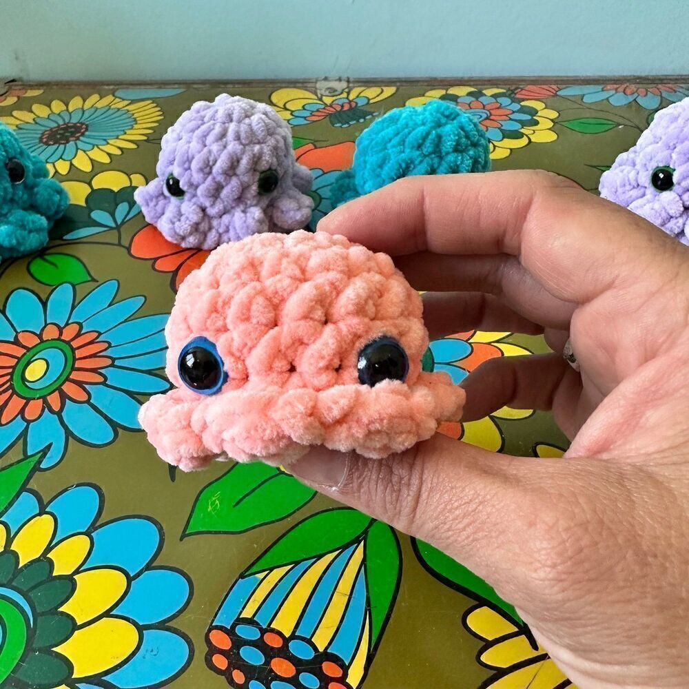 Handcrafted Crochet Baby Octopus Toy